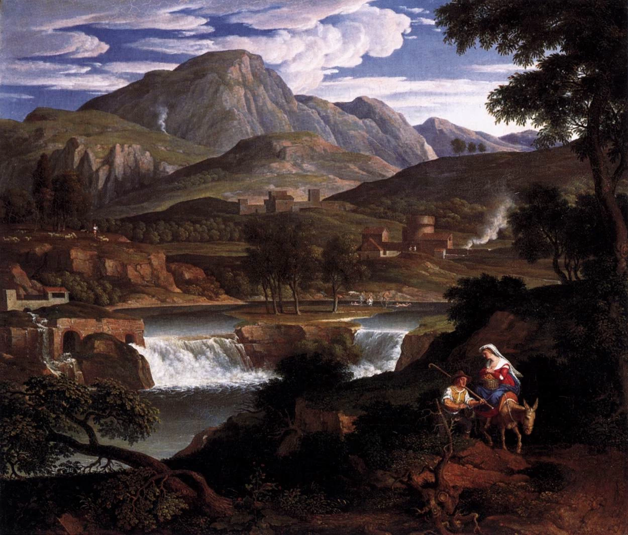 Cascata vicino a Subiaco - Alte Nationalgalerie, Berlino